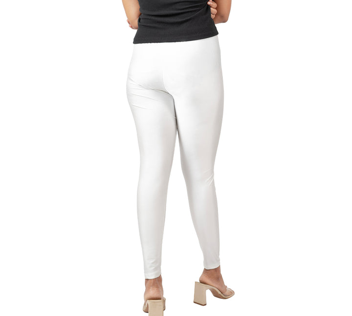 White  Shimmer Leggings