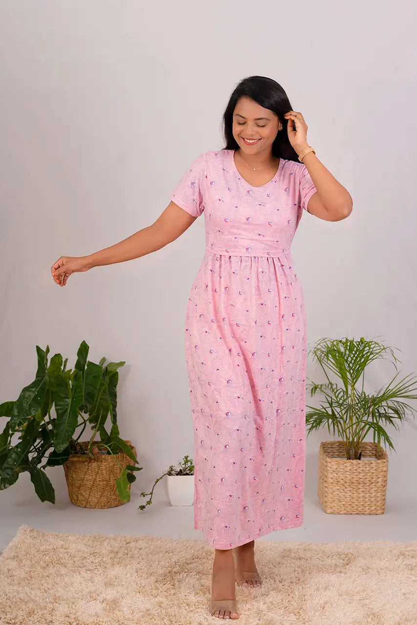 Maxi Light Pink Sparrow Light Weight( Minor embroidery variation )