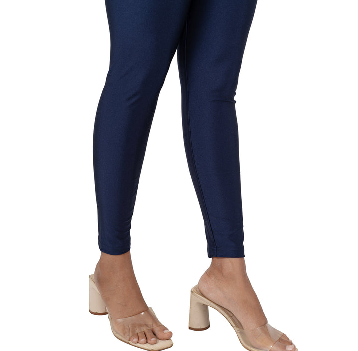 Navy Blue  Shimmer Leggings