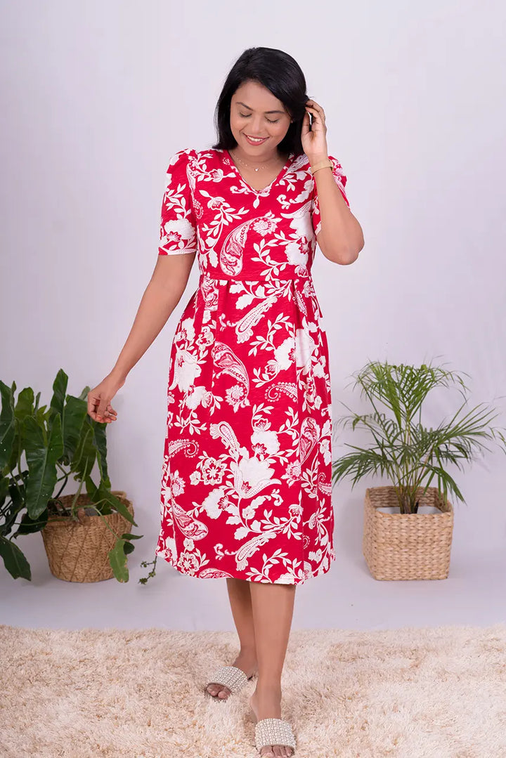 Midi Rangeela Light Weight Dress