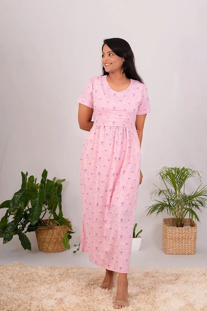 Maxi Light Pink Sparrow Light Weight( Minor embroidery variation )