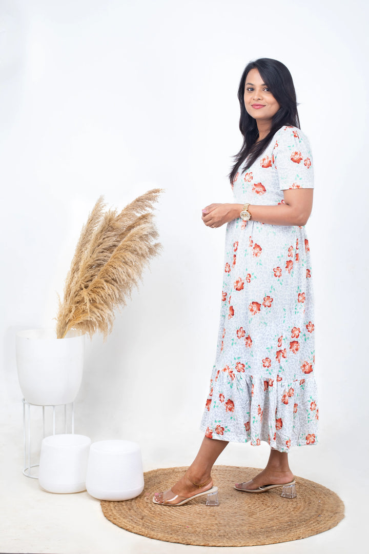Calf length Amore Light weight casual Dress