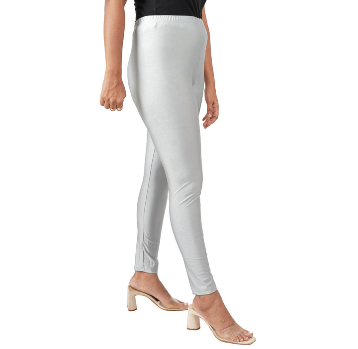 Light Grey Shimmer Leggings