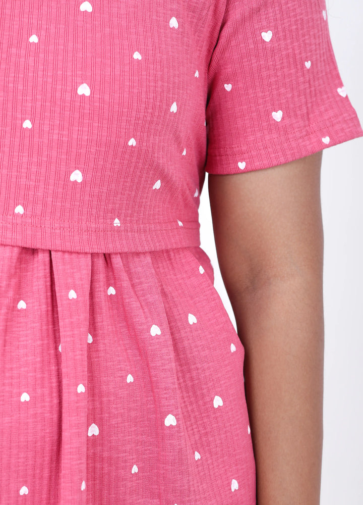 Midi Rosey  Ribbed Dress light weight( samaya exclusive premium fabric )