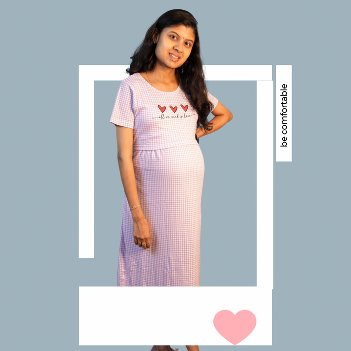 Midi Cheeky Hearts Light Weight( Minor embroidery variation so sold at sale price )