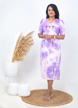 Load image into Gallery viewer, Luxury Midi Unicorn Light Weight Dress ( samaya exclusive premium fabric )
