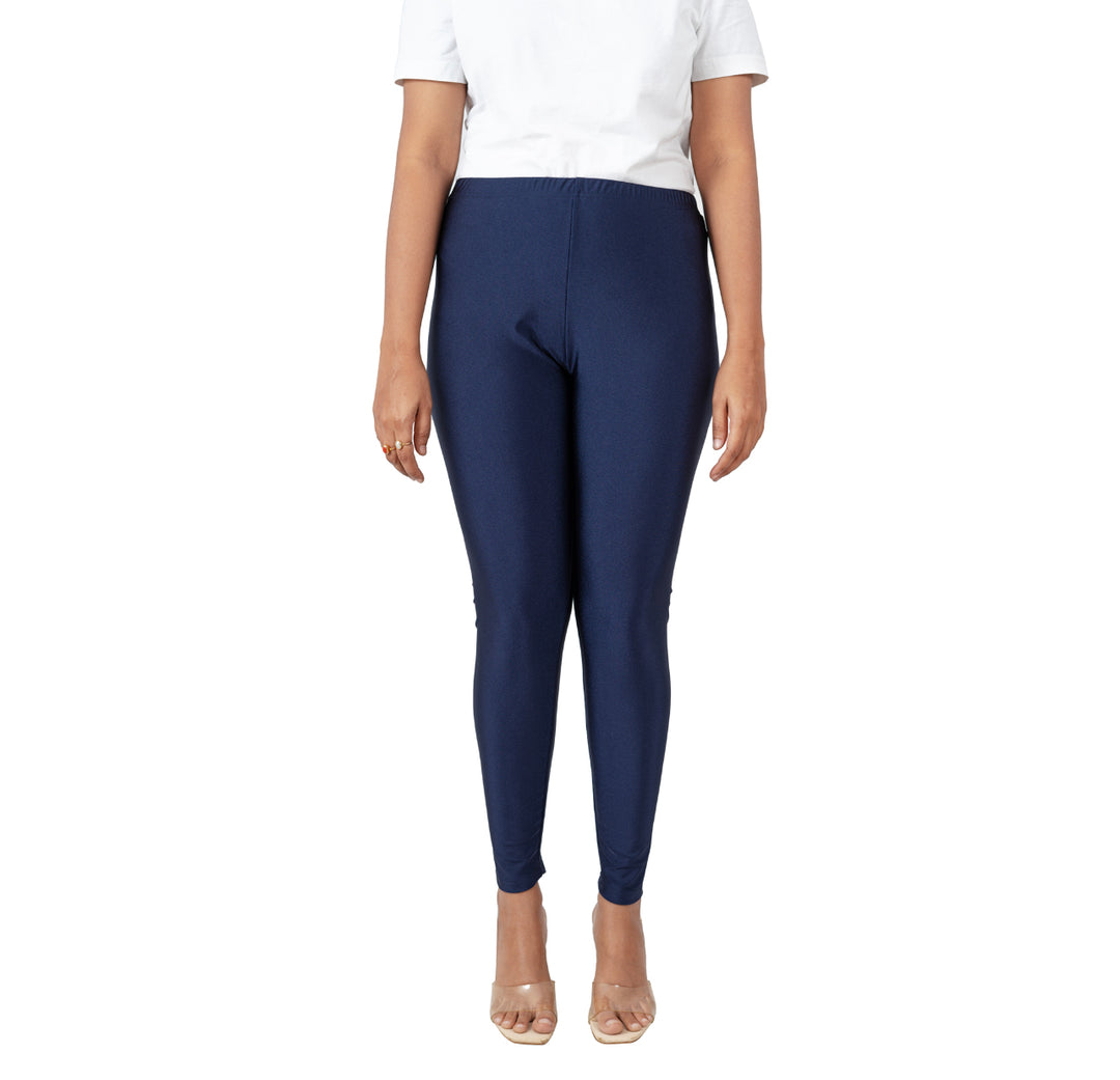 Navy Blue  Shimmer Leggings