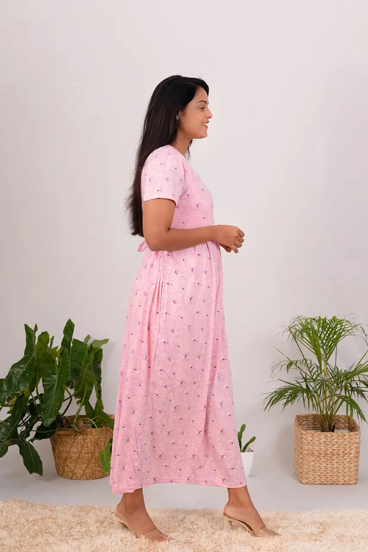 Maxi Light Pink Sparrow Light Weight( Minor embroidery variation )