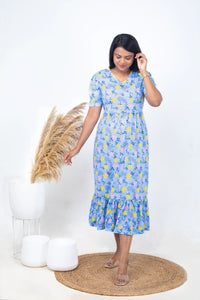 Calf length Aara Light Weight Dress