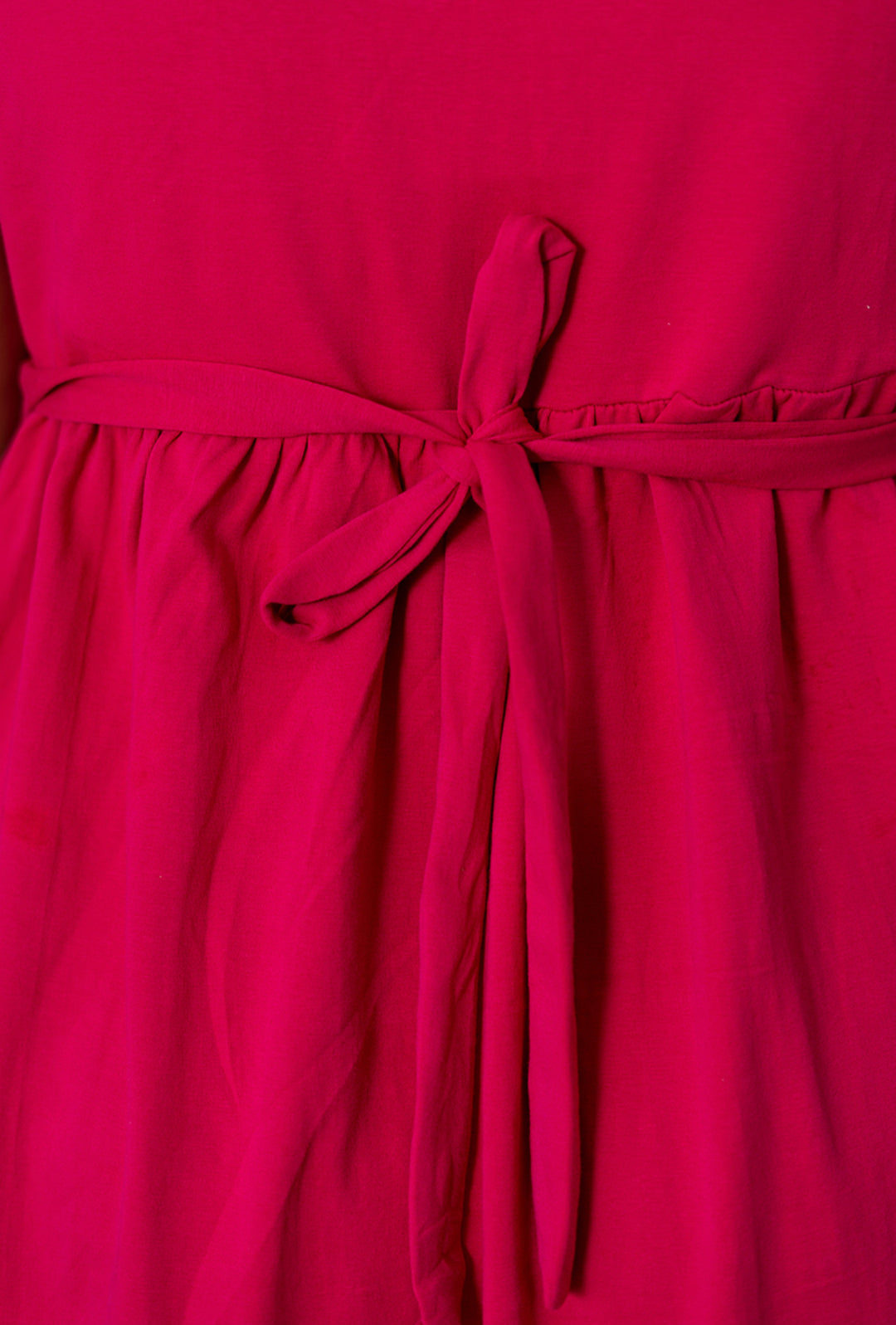 Midi Hot pink light weight summer collections dress( Minor embroidery variation so sold at sale price )