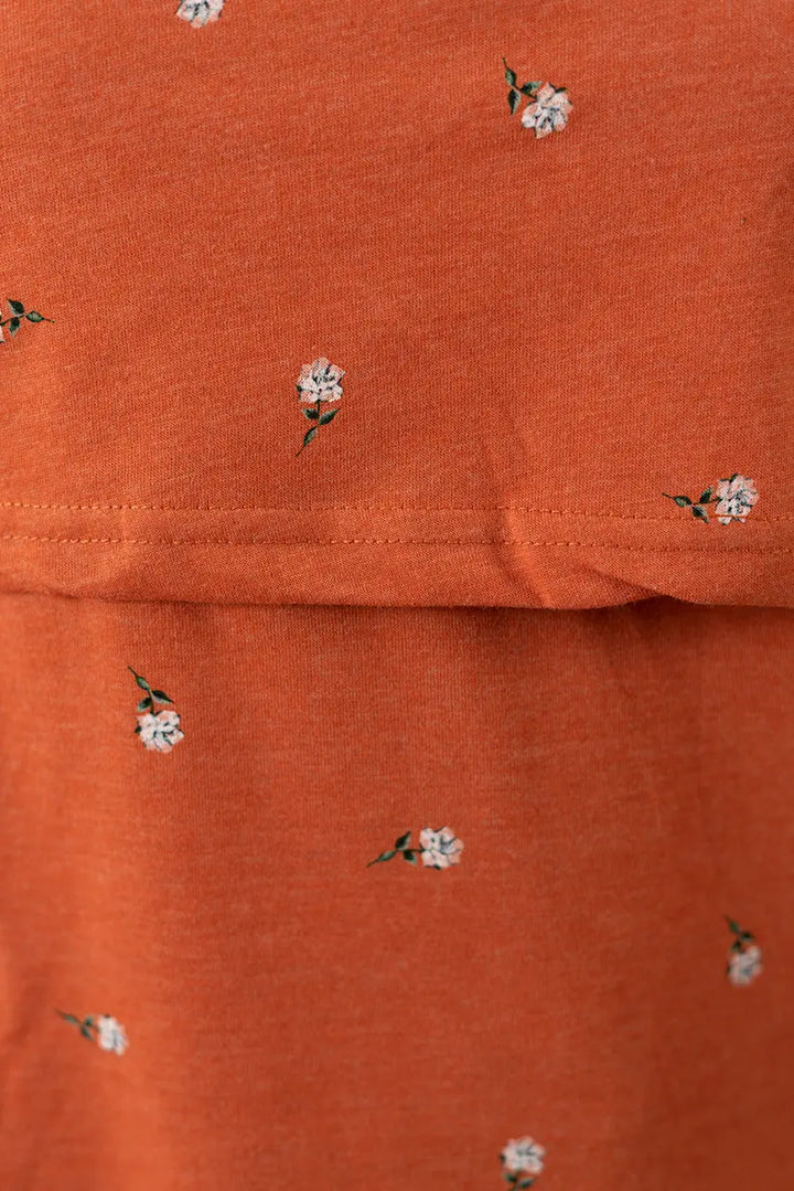 Maternity Rust orange  Tshirt