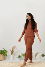 Load image into Gallery viewer, Everyday Cozy winter Set - Jet Brown. Samaya exclusive premium fabric ( non feeding )
