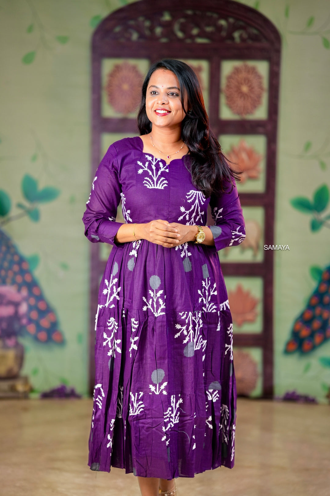 Sanjana Cotton Dress With Lining
