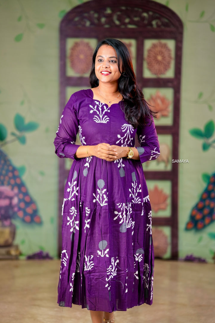Sanjana Cotton Dress With Lining