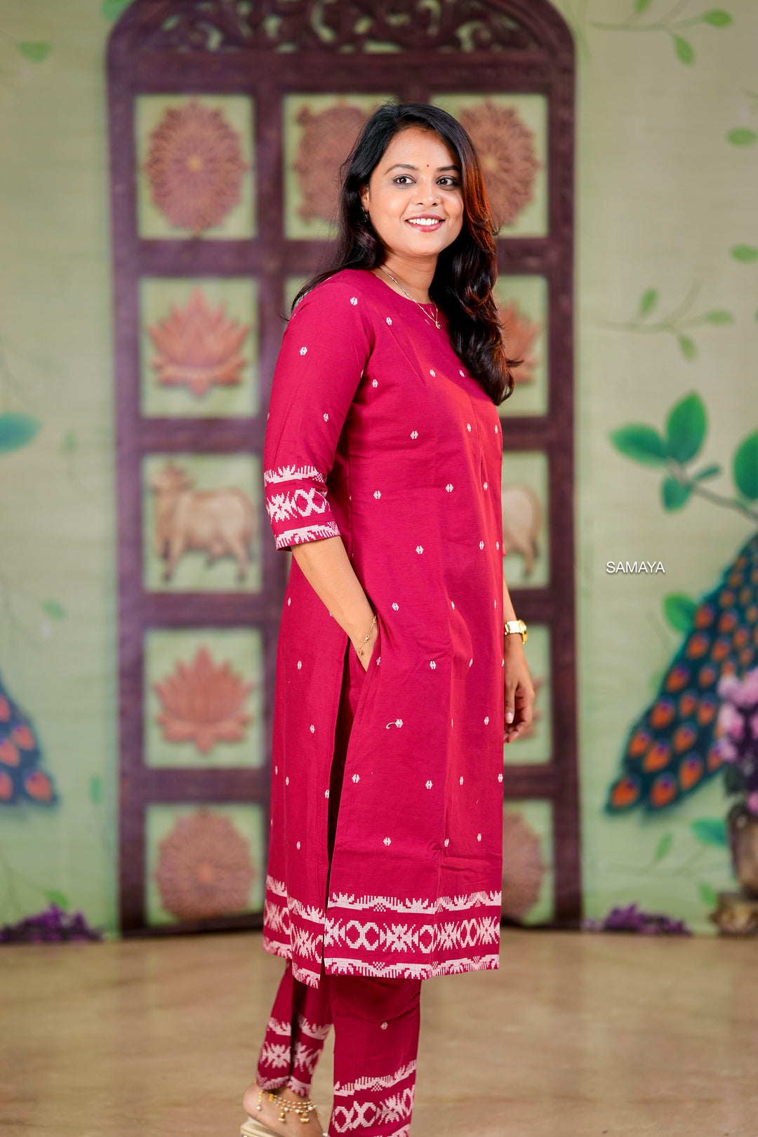 Aria Pure Cotton jamdhani weave set( limited collection )