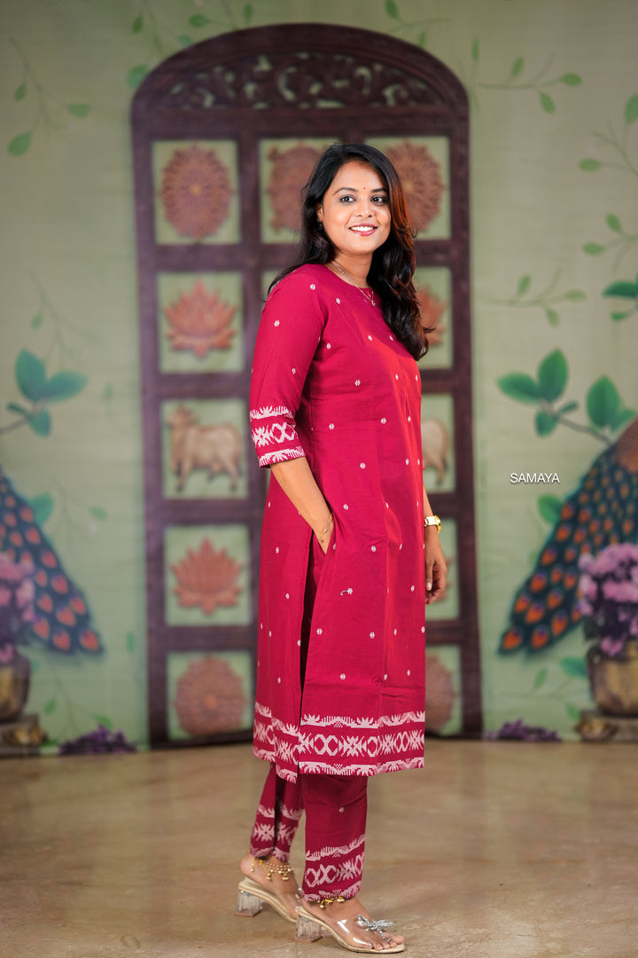 Aria Pure Cotton jamdhani weave set( limited collection )