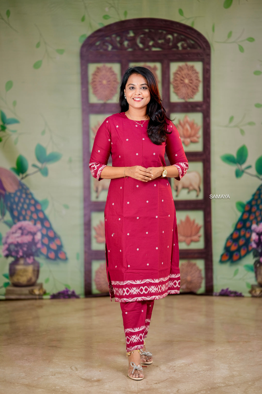 Aria Pure Cotton jamdhani weave set( limited collection )