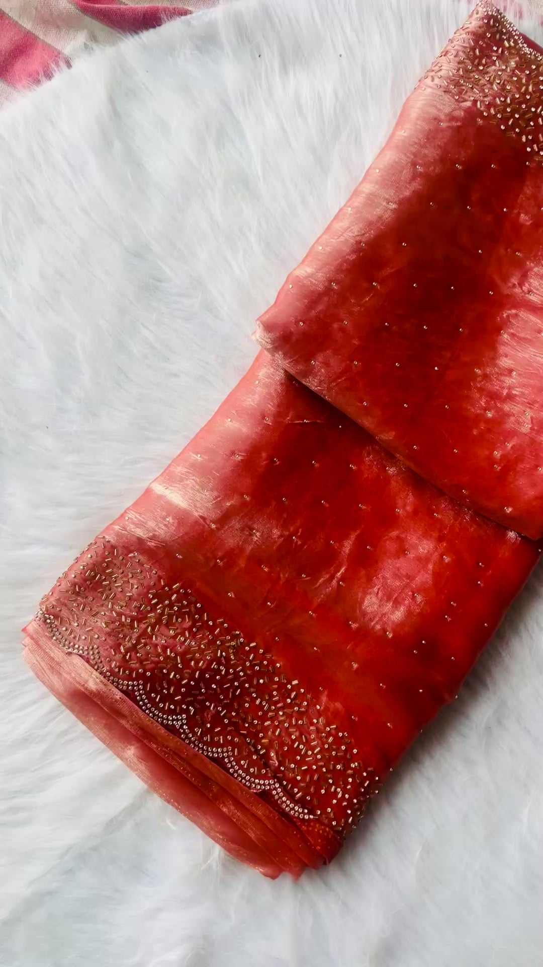 Merry  space silk  work saree