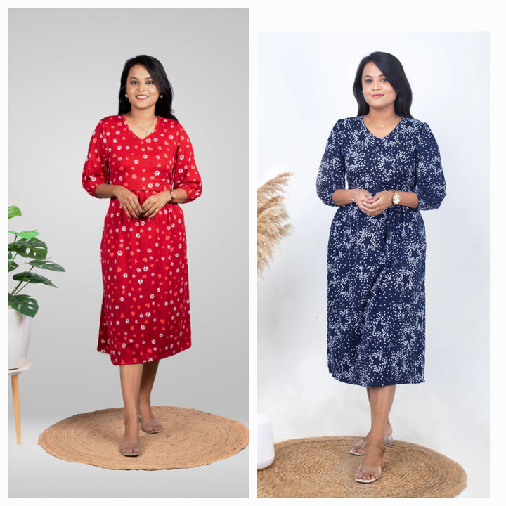 Combo Midi Pack of 2 Light Weight Dress