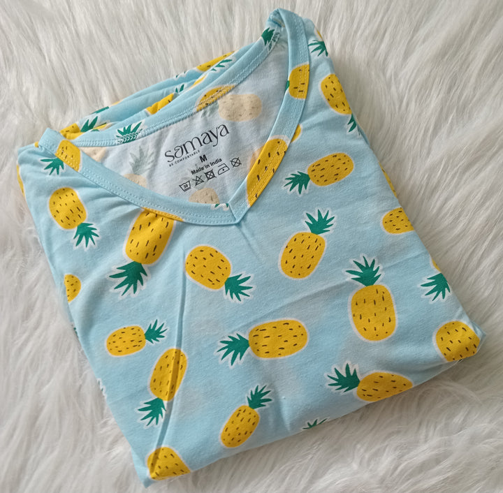 Maxi pineapple Light Weight Dress