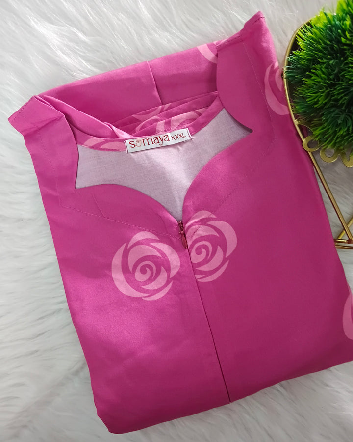 Rose day to Night Dress Without Lining