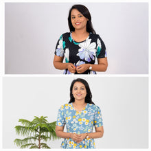Load image into Gallery viewer, Combo Midi Pack of 2 Light Weight Dress

