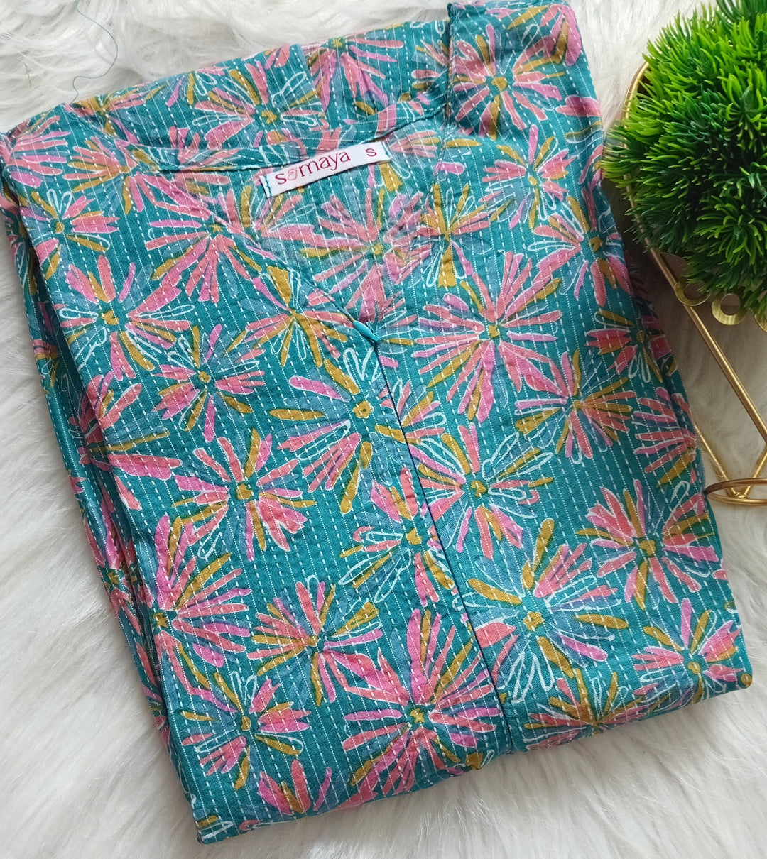 Mayil -Blue day to night dress without lining