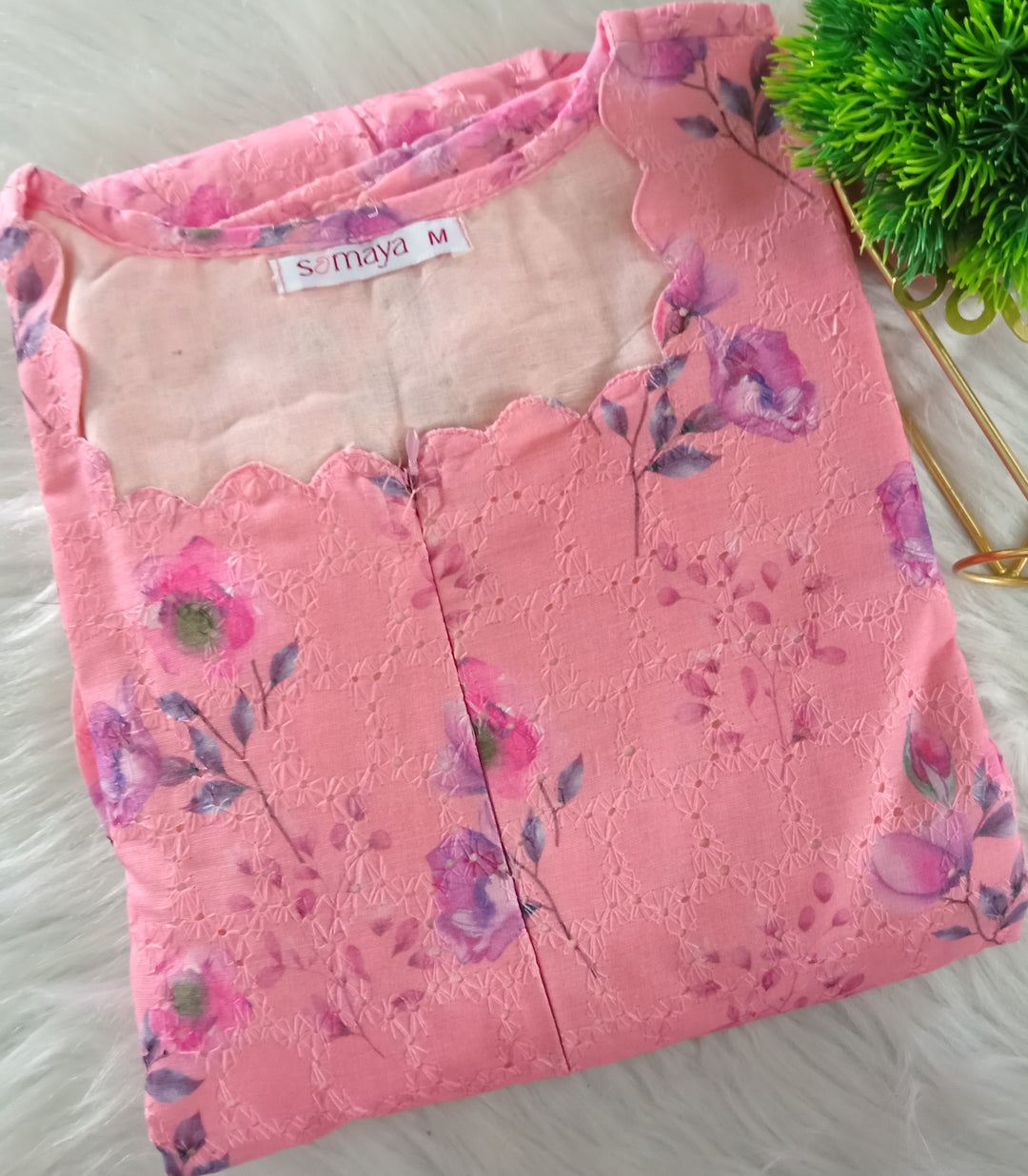 Pearly Hakoba Dress With Lining