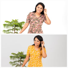 Load image into Gallery viewer, Combo Midi Pack of 2 Light Weight Dress
