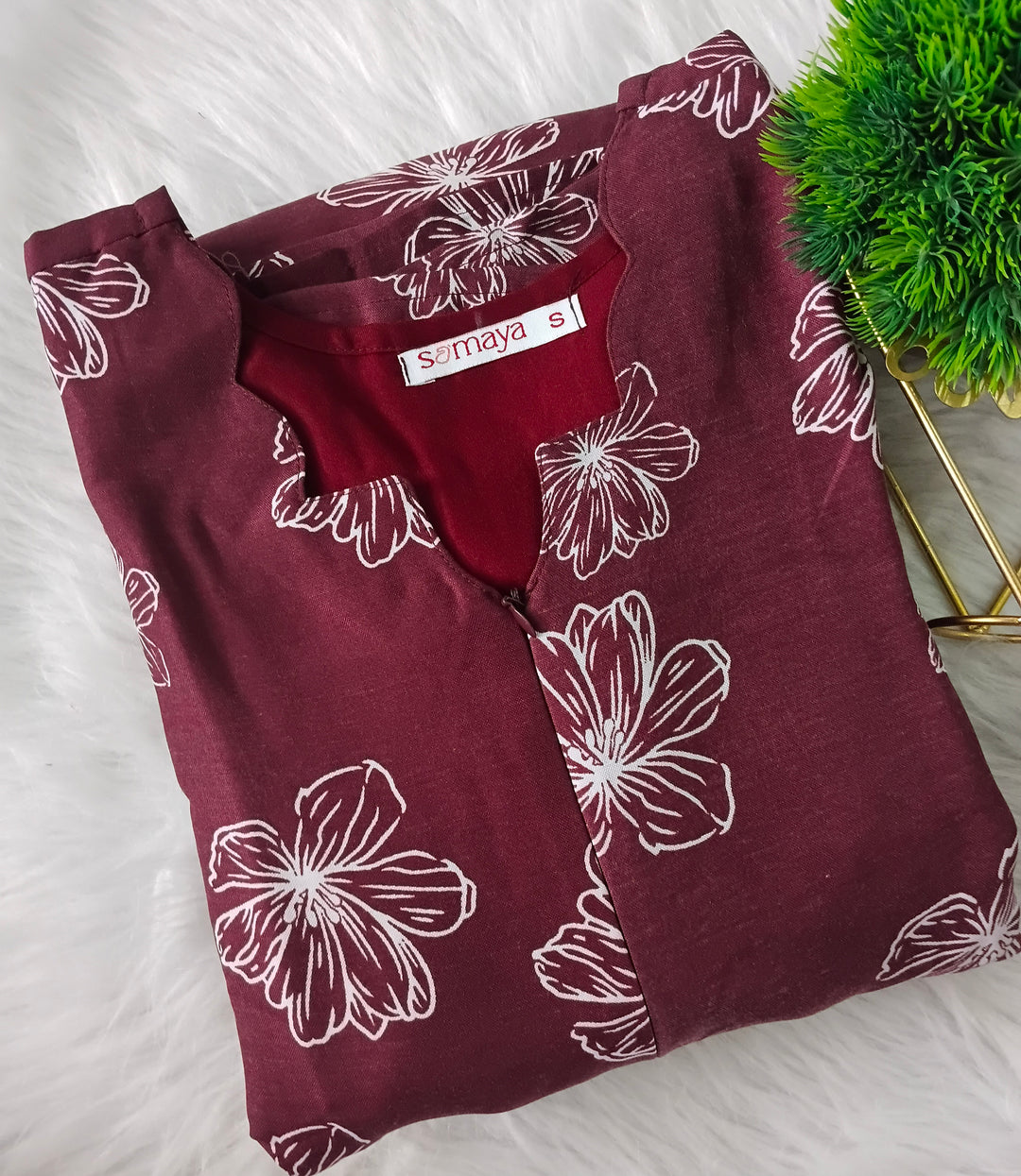 Preethi Casual Dress With Lining ( No-Iron Everyday Dress)