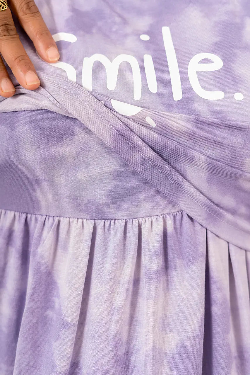 Maxi Lilac Smile Ultra Light Weight( Minor embroidery variation )