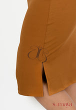 Load image into Gallery viewer, Mustard Lining Skirt
