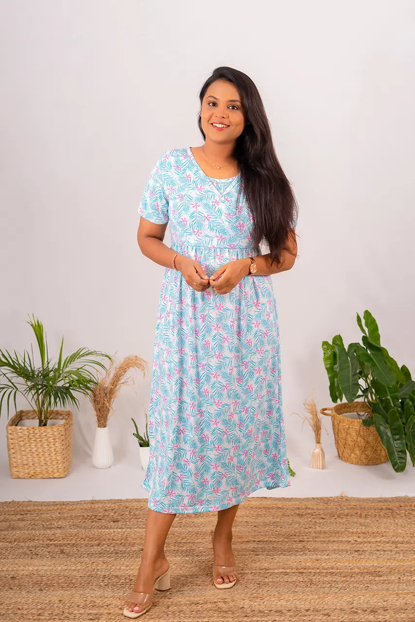 Midi Tropical Light Weight( Minor embroidery variation so sold at sale price )