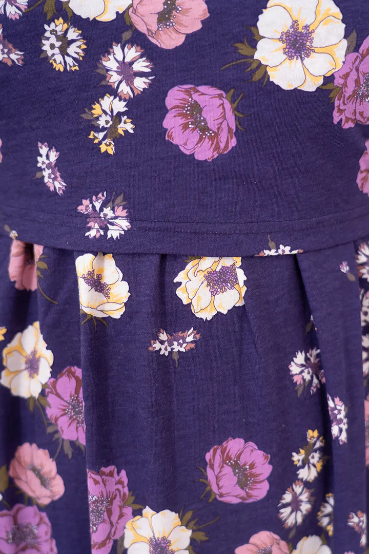 Maxi Purple Garden Light Weight (Minor embroidery variation)