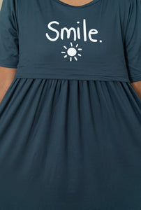 Maxi  Dress - Dark grey thick material