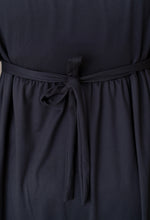 Load image into Gallery viewer, Midi -dark grey smiley dress thick fabric
