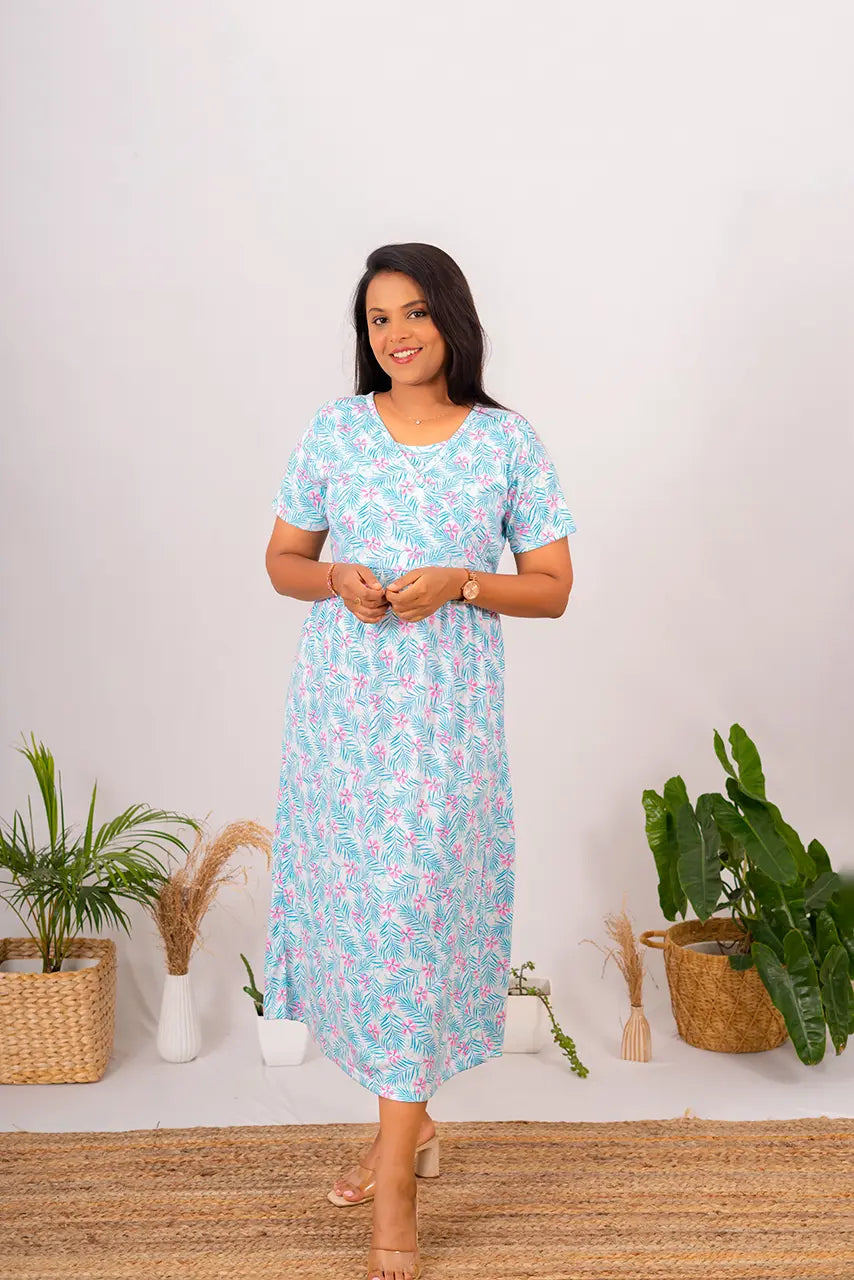 Midi Tropical Light Weight( Minor embroidery variation so sold at sale price )