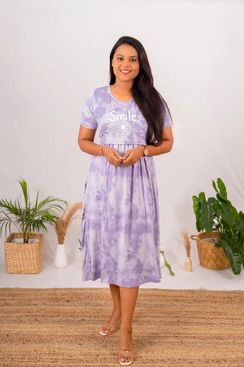 Midi Lilac Smile Ultra Light Weight – SRI SAMAYA GARMENTS